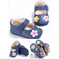Cheap Blue Baby Outdoor flower Shoes Girl Toddler Dress Shoes Fancy Kids sandals Shoes 5 Colors